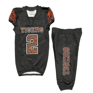 Uniforme de Fútbol Americano Juvenil de Poliéster Sublimado Multicolor, Conjunto de Camiseta de Fútbol Americano, Uniformes de Fútbol Americano Estampados - Product Image 4