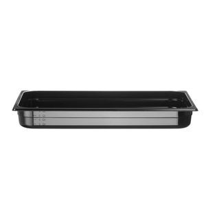 Gastronorm 1/1 HENDI Profi Line GN 1/1 9L Black <b>Food</b> <b>Storage</b> <b>Container</b> 530x325x(H)65mm - Product Image 1