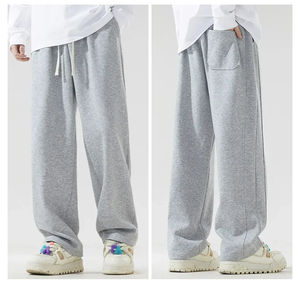 Meilleure qualité Draw String pantalons de survêtement confortable nouveauté motif solide pantalon survêtement bas prix OEM ODM - Product Image 1