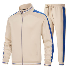 Ensemble de survêtement respirant de style vintage pour hommes de haute qualité avec logo personnalisé survêtement imprimé motif vêtements de sport costume unisexe - Product Image 2