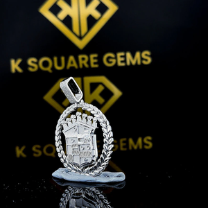 จี้มอสซาไนต์สำหรับเด็ก925จี้เงินสเตอร์ลิงคาดิลแลคธีม VVS เกรด2-4นิ้วตามสั่ง - Product Image 5