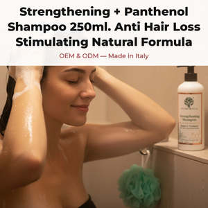 Shampooing Bio RedMoringa 250ml Anti-Chute Formule Naturelle Stimulante Italie OEM Marque Privée - Product Image 2