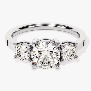 Anillo de plata estilo bohemio hecho a mano, joyería de plata de ley 925, Topacio blanco, piedras preciosas, anillo de tendencia, joyería para mujer, regalo para ella - Product Image 1