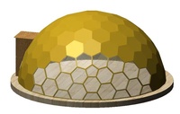 6M événements commerciaux hôtel étanche résistance aux UV UFO étoile en alliage d'aluminium verre Pvc Pc Glamping Igloo dômes géodésiques maison tente