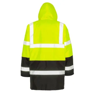 Giacca di Sicurezza Bicolore Personalizzabile con Adesivi Riflettenti e Luci per Autostrada, per Articoli Promozionali - Product Image 5