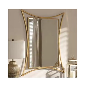 Espejo de pared de lujo moderno con diseño de primera calidad Aspecto único para el hogar Hotel Restaurante y decoración de bodas Forma personalizada - Product Image 3