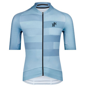 Maillot de cyclisme professionnel imprimé par sublimation, style équipe, en tissu extensible pour la compétition et un confort tout au long de la journée - Product Image 1