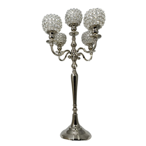 Bougeoir en cristal de qualité supérieure, très demandé, candélabre et support à bougies pour les fêtes et la décoration d'événements - Product Image 1