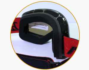 定制彩色高山滑雪护目镜耐用磁性防雾高品质专业团队户外运动轻松携带挂钩 - Product Image 5