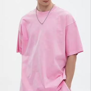 Camiseta y pantalones cortos para hombre de calidad premiUm 320 GSM Heavyweight 100% algodón pantalones cortos deportivos conjunto de verano de gran tamaño para Unisex - Product Image 3