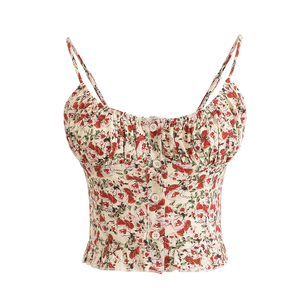 Débardeur de course à impact élevé Logo personnalisé gilet sans manches Fitness Yoga hauts coussin fixe soutien-gorge de sport Yoga débardeur pour les femmes - Product Image 1