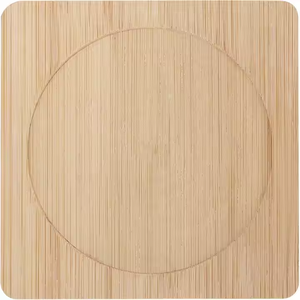 Tapetes y Almohadillas Cuadradas Clásicas de Madera Hechas a Mano para Decoración del Hogar por Crescent Crafts - Product Image 4