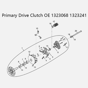 Mới chính ổ đĩa ly hợp hoàn chỉnh cho <span class=keywords><strong>Polaris</strong></span> <span class=keywords><strong>rzr</strong></span> <span class=keywords><strong>1000</strong></span> XP chung <span class=keywords><strong>rzr</strong></span> XP <span class=keywords><strong>1000</strong></span> XP 4 EPS OEM 1323068 1323241 ATV UTV phụ tùng - Product Image 4