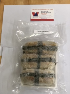 Frozen Grilled Banana Wrapped in Sticky Rice Chuoi Nep Nuong Vietnamese Dessert Grilled Banana Rice Cake 12x450g - Product Image 5