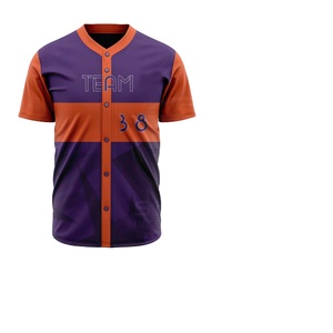 เสื้อเบสบอลผู้ชายสำหรับผู้ใหญ่ ปี 2026 ผลิตในอเมริกา ขายส่ง ผ้าโพลีเอสเตอร์ 100% พิมพ์ลายดิจิทัล รับสั่งทำชื่อทีมและแบรนด์ คุณภาพสูง - Product Image 1