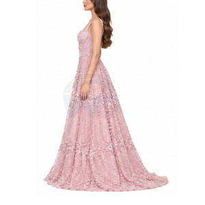 Vestido de Noche con Cuentas de Diseño Personalizado, Vestido Formal Largo, Elegante, para Fiesta, Vestido de Noche con Diseño Personalizado - Product Image 3