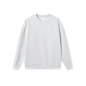 Sweat-shirt à col rond en molleton surdimensionné pour homme, en coton de haute qualité, 480 grammes, style streetwear, épaules tombantes, vente en gros - Product Image 3