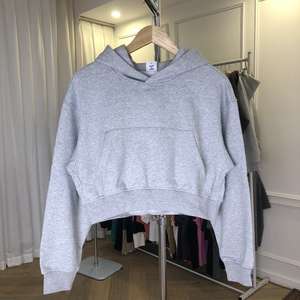 Wholesale High Quality Oversized Hot <b>Girl</b> Blank Plain Thick Short Pullover <b>Sweatshirt</b> Casual Hip Hop Street Wear Women's <b>Hoodie</b> - Product Image 2