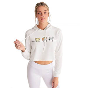 Otoño Invierno moda de talla grande Casual pulóver Sudadera con capucha Streetwear mujer Crop Top Sudadera Mujer ropa sudaderas con capucha - Product Image 1