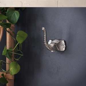 <b>Wall</b> Mount Elephant Head Metal <b>Hook</b> Kitchen Storage Hanger Decorative <b>Self</b> <b>Adhesive</b> Bathroom Clothes Towel Coat <b>Hooks</b> (Over 10 - Product Image 2