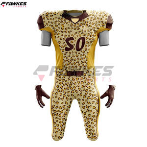 Uniforme de sublimation d'uniforme de football américain de haute qualité avec votre uniforme américain imprimé de logo - Product Image 5