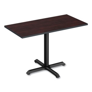 Alera ALETBH423B Base de mesa de acero de una sola columna de la serie Hospitality, 27,5 pulgadas. X 40.38 Pulgadas 300 Libras Capacidad Negra - Product Image 3