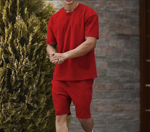 Conjunto de Pantalones Cortos de Poliéster para Hombre, Traje Casual Diario de Verano - Product Image 2