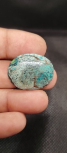 คริสตัลเทอร์ควอยซ์ทิเบตแท้ 100% สำหรับทำเครื่องประดับทำมือ - Product Image 2