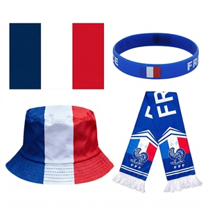 Bufandas, Gorras y Pañuelos con Banderas de Francia y Otros 47 Equipos, Regalo para Fanáticos del Fútbol, Compras Corporativas al por Mayor, Accesorios - Product Image 1