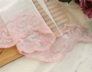 איכות גבוהה, בד קולי להתאמה אישית וילון טהור הסיטונאי ורקמה - Product Image 4