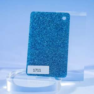 Lámina Acrílica Fundida de 3-5 mm, Corte Láser con Brillo Azul Pastel, Hecha en EE. UU. - Product Image 1