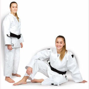 Conjuntos de Uniformes de Judo para Práctica, Elásticos, Calidad de Exportación, Ajuste Cómodo para Principiantes y Profesionales, Unisex, Logotipo Personalizado - Product Image 1