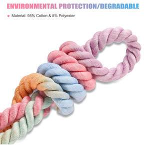 Wholesale <b>Pet</b> Supplies Accessory Customized Colored Cotton Rope Handmade Dog <b>Leash</b> <b>Pet</b> <b>Leash</b> Set - Product Image 3