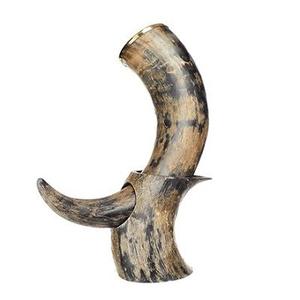 Luxurious Handcrafted Drinking Horn Hand-Polished Viking Horn Wholesale Viking Drinking Horn with <b>Stand</b> and Brass Rim - Product Image 6