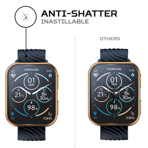 ฟิล์มกันรอยหน้าจอสมาร์ทวอทช์ ANTISHOCK สำหรับอุปกรณ์เสริมเคสโมโตโรล่า โมโต วอทช์ 200 พรีเมียม - Product Image 5
