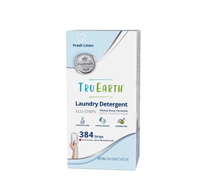 Feuilles de lessive Tru Earth Platinum Fresh Linen – 384 bandes - Product Image 1
