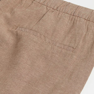 Short de basket-ball en maille de polyester coupe courte deux poches à ourlet latéral profond été basique hommes Shorts - Product Image 5