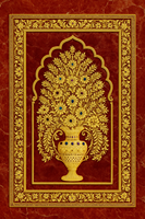 Zardozi Royal Jewel Wandteppich Luxus-Dekoration für Zuhause Harz-Stoff für Raumdekoration Geschenkverpackt in Box