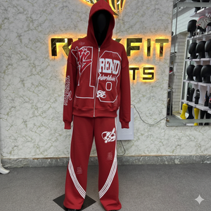 Sports Edition Create Your Own Logo Customer Demanded Low Price Zipper Tracksuit For Men Unique Style New Design Mens Tracksuits - Product Image 4