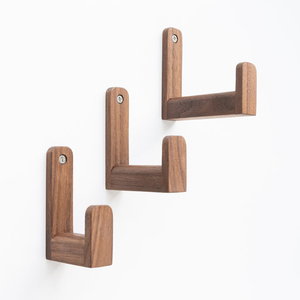 Modern Design Premium Quality Mango Wood <b>Wall</b> Mounted Decorative <b>Hanger</b> Direct Factory Price Door Wooden <b>Wall</b> Hanging Hook - Product Image 1