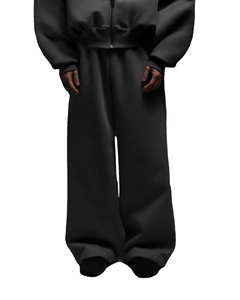 2026 Custom Baggy Sweatpants Flares Baggy Track Pants for Men Brushed Fleece Cotton Wide Leg Sweatpants For Men Wear - Product Image 1