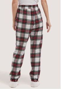 Pijamas de franela de algodón para mujer Pijamas de verano con patrón de cuadros informales más vendidos de Bangladesh Teñido suave y liso para adultos - Product Image 2