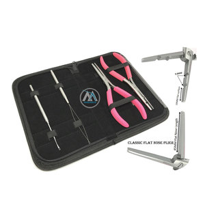 Rainbow Multi-Color <b>Manicure</b> Pedicure <b>Kit</b> 10-in-1 Stainless Steel Grooming Set Professional Nail & Beauty Tools by MAQNSCO - Product Image 4