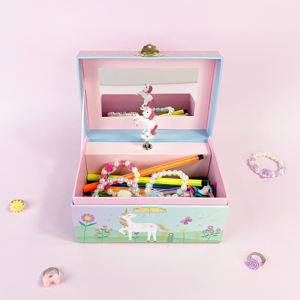 Caja Musical de Joyería con Unicornio, Regalo Personalizado de San Valentín de Yiyu, Bailarina Giratoria con Espejo, Hermoso Regalo Promocional Colorido - Product Image 5