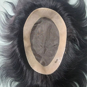 วิกผมและทูเป้สำหรับผู้ชาย Taz Hair Indian Remy Hair แบบฐานโมโน - เนื้อผ้านุ่ม น้ำหนักเบา เป็นมิตรกับสิ่งแวดล้อม - Product Image 1