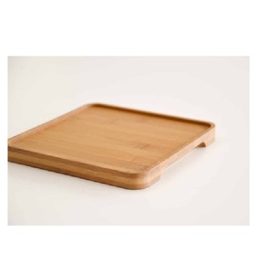 Bandeja para servir alimentos de Diseño Popular Mango de metal de color natural Bandeja para servir de madera de acacia de alta calidad para vajilla - Product Image 3
