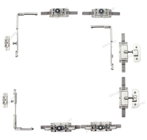 Phong cách công nghiệp mới nhất thiết kế nhôm phần cứng phụ kiện cửa sổ loại Khóa cửa sổ nhôm áp lực đo Panning Hệ thống thiết lập - Product Image 1