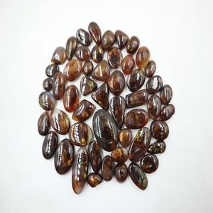 Lote de Cabujones de Ágata de Fuego de Calidad AAA+, Tamaño Libre |   Piedra Preciosa Suelta de Ágata de Fuego Natural |   Piedra para la Fabricación de Joyas |   Lote de Cabinas al por Mayor - Product Image 2