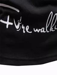 <b>Top</b> quality pakistan Manufacturer Men Mock Neck Print T shirt Men <b>Black</b> <b>Long</b> <b>Sleeve</b> T Shirt sweatshirt cheap price - Product Image 5