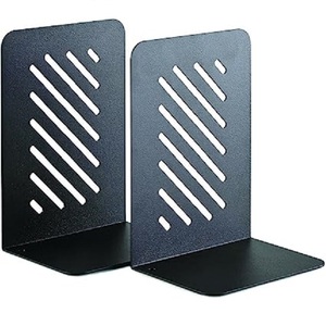 2023 meilleure vente produit métal coupe serre-livres avec noir bureau école bibliothèque porte-livre Table haut décoratif livre support - Product Image 1